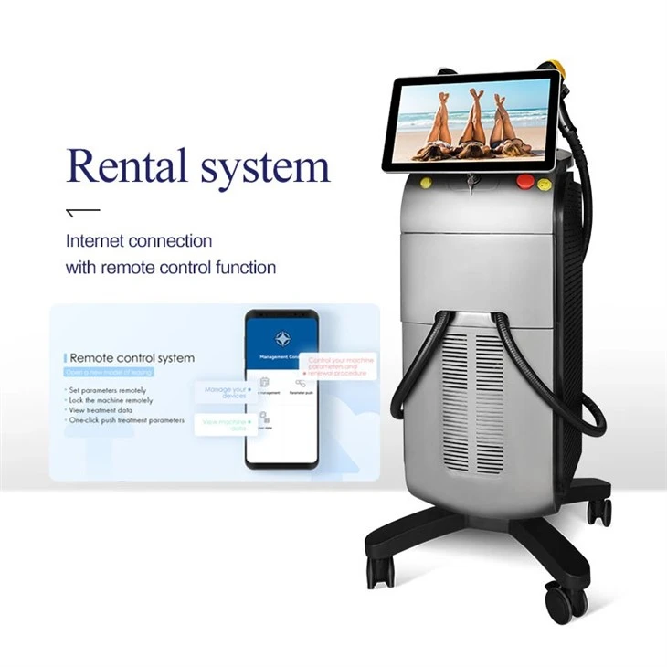 Ice Titanium 4 Wavelengths Diode Laser Hair Removal Machine