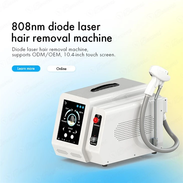 Portable 808nm Laser Hair Removal Machine